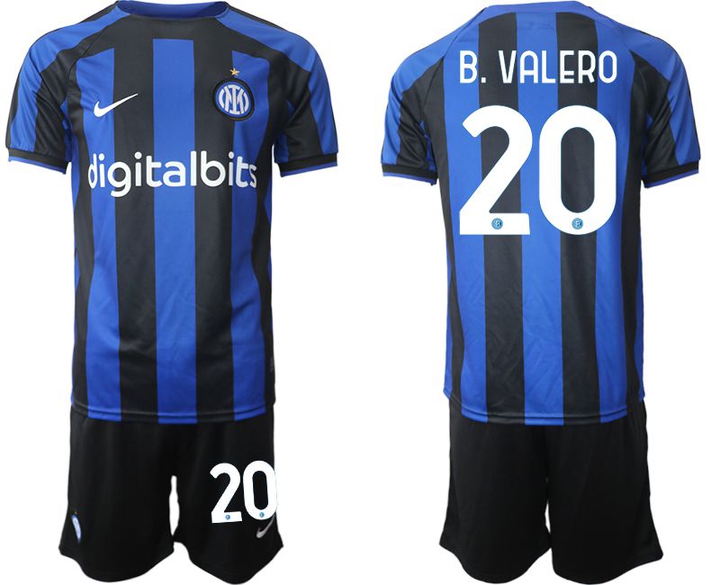 Cheap Men 2022-2023 Club Inter Milan home blue 20 Soccer Jersey